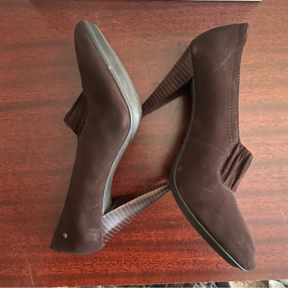 Coach Andra Brown Chocolate Oxford Pumps Booties - Picture 2 of 12